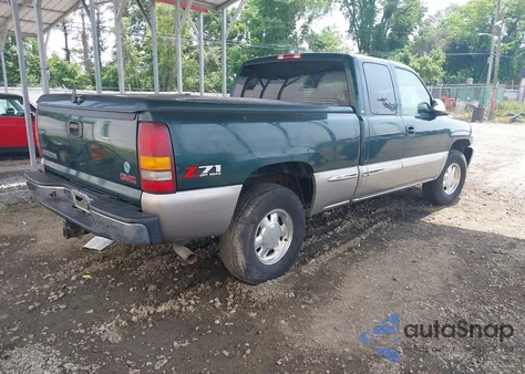 2002 GMC Sierra 1500 Sle z USA, uszkodzony, nr VIN 2GTEK19T721381680